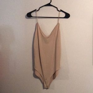 Forever 21 beige bodysuit